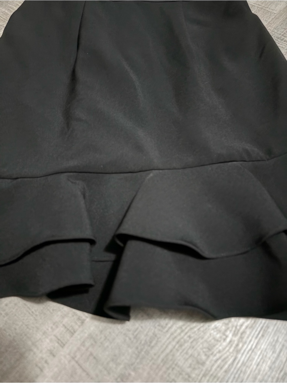 TCEC Black Ruffle-Hem Mini Dress - Picture 4 of 7